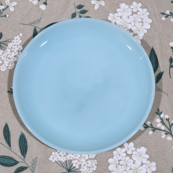 Fire King Other - Fire King Blue Delphite 7" Salad Plate Vintage Anchor Hocking Turquoise Blue